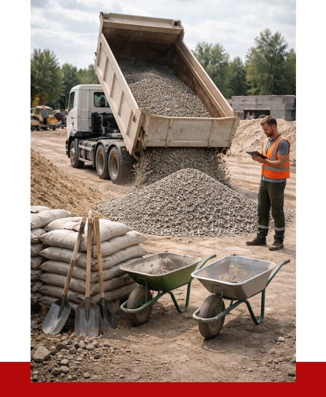 Доставка нерудных материалов в Анапе от 1246 руб. | ПРОНЕРУДНпа