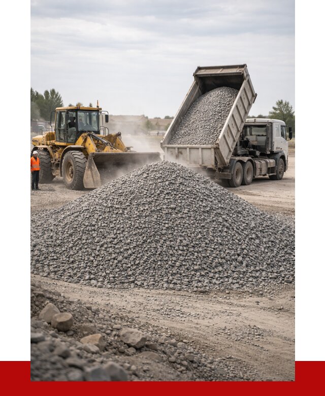 Купить щебень с доставкой в Анапе от 2596 руб. | ПРОНЕРУДНпа