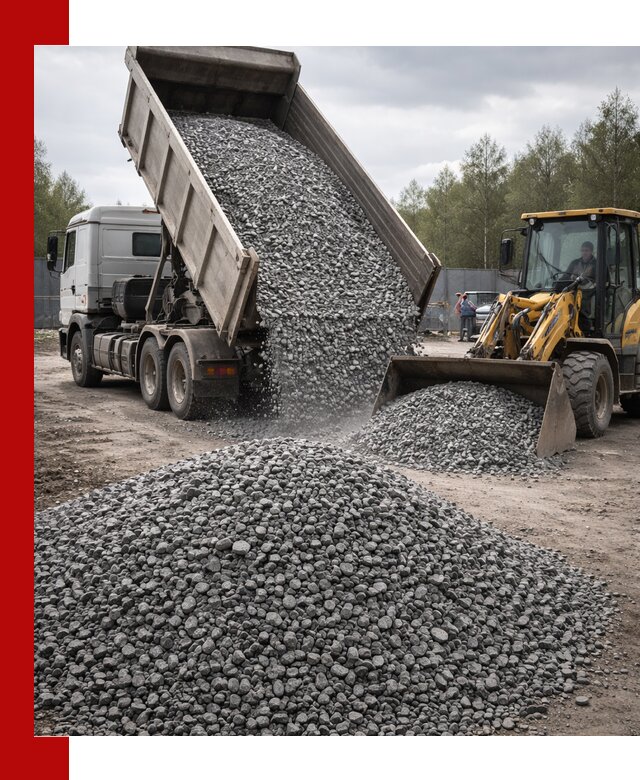 Доставка и продажа щебня гранитного в Анапе