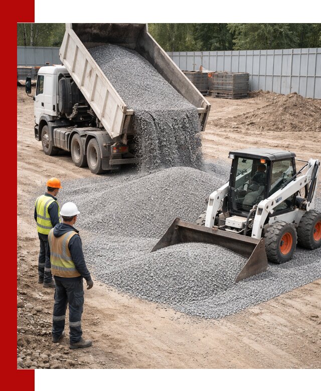 Доставка и продажа гранитного щебня фракции 0-5 в Анапе