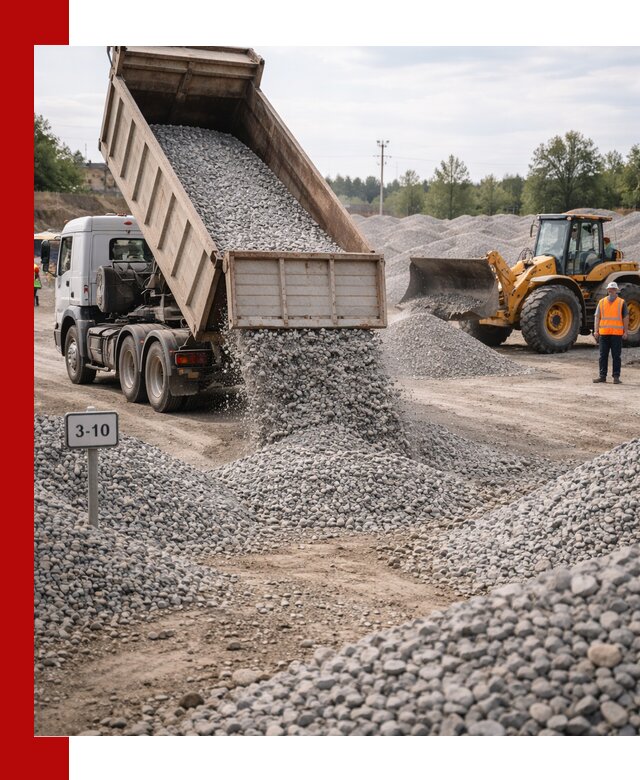 Гранитный щебень фракции 3–10: доставка и продажа в Анапе