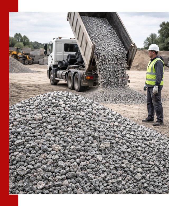 Доставка и продажа гранитного щебня фракции 5-20 в Анапе