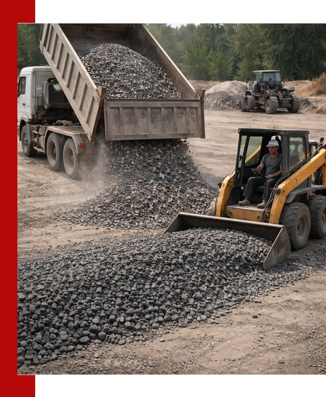 Гранитный щебень фракция 40-70 с доставкой в Анапе