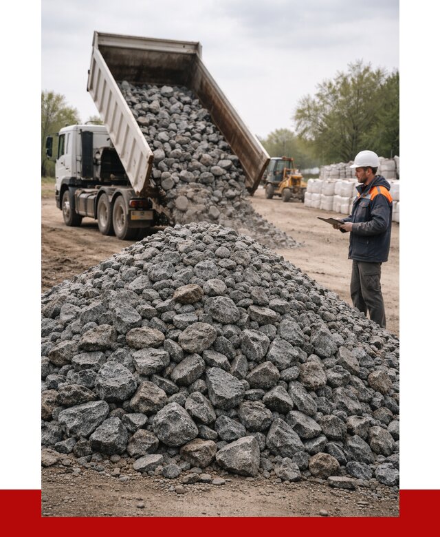 Гранитный щебень фракция 100-200 в Анапе от 4361 р. ПРОНЕРУДНпа