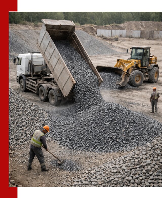 Щебень габбро-диабаз фр. 5-20 с доставкой в Анапе