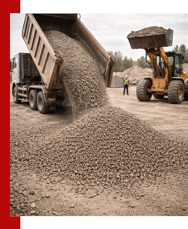 Гравийный щебень фракция 3–10 с доставкой в Анапе