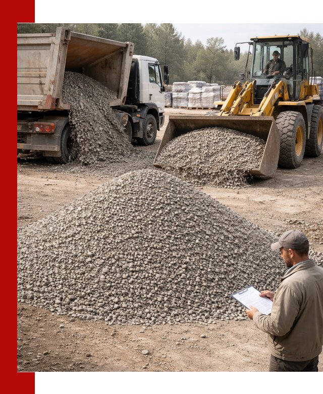 Гравийный щебень фракция 5–10 с доставкой в Анапе