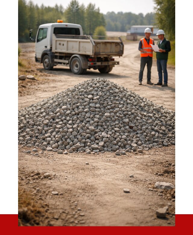 Гравийный щебень фракция 20-40 в Анапе от 1246 р. | ПРОНЕРУДНпа
