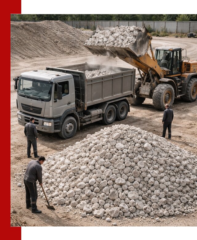 Известняковый щебень фракция 70–150 с доставкой в Анапе