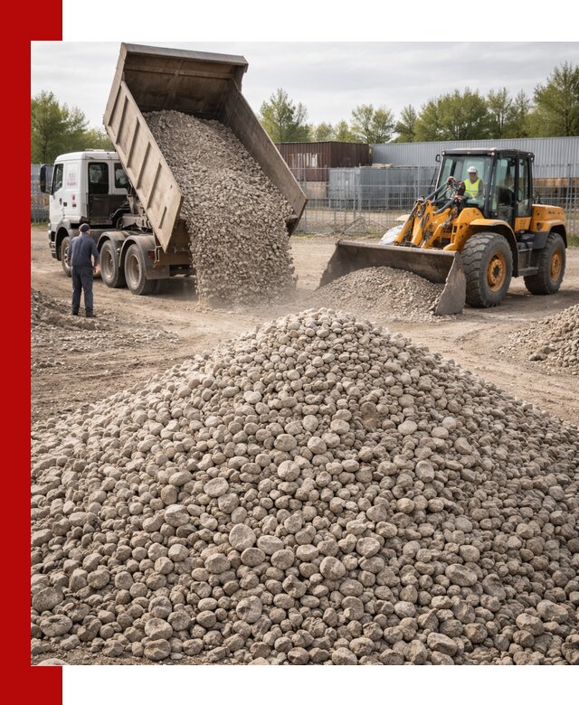 Доломитовый щебень фракции 20–41 с доставкой в Анапе