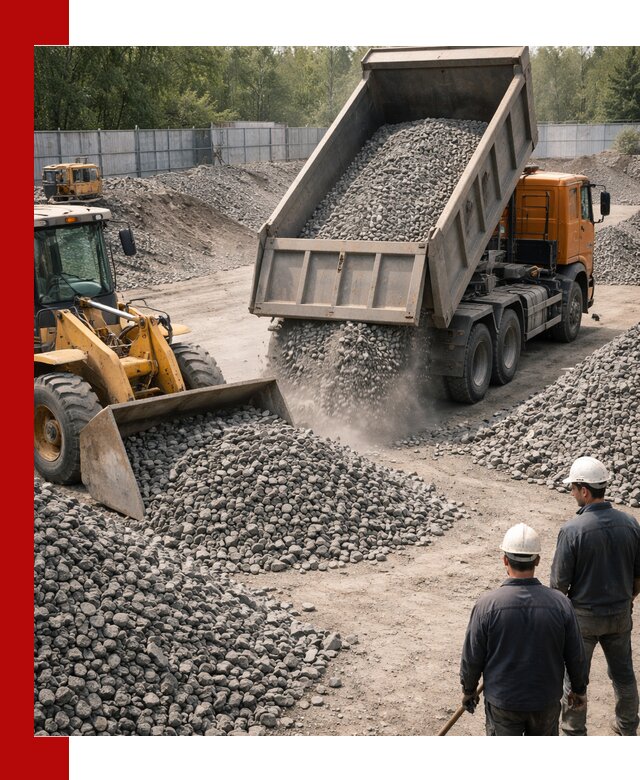 Шлаковый щебень фракция 20-40 доставка и продажа в Анапе