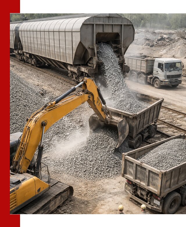 Доставка железнодорожного щебня в Анапе крупными партиями быстрого отгруза