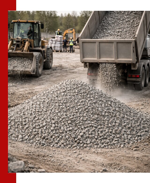 Вторичный щебень фракции 5-20 в Анапе — доставка и продажа крупнотоннажно