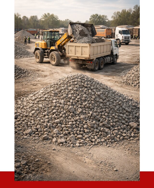 Вторичный щебень фракция 40-70 в Анапе от 1807 р, ПРОНЕРУДНпа