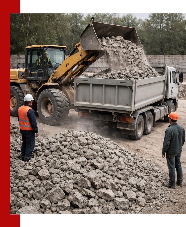 Вторичный щебень фракция 70–150 в Анапе с доставкой