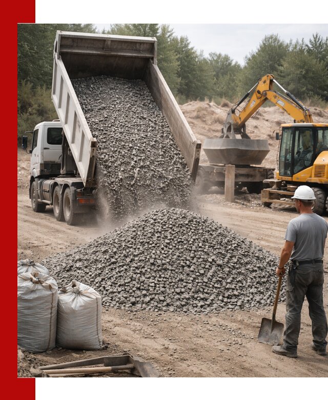 Доставка и продажа бетонного щебня в Анапе