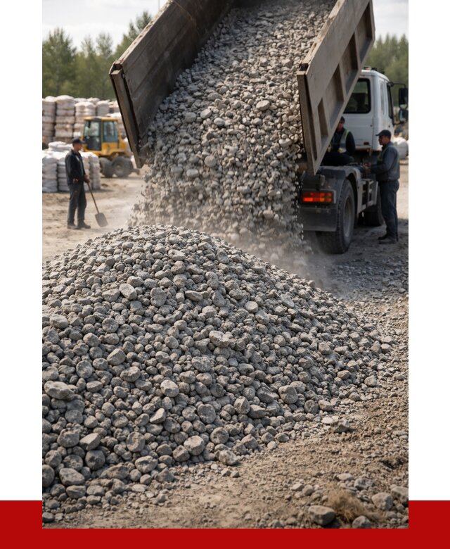 Бетонный щебень фракция 40-70 в Анапе от 1869 р. ПРОНЕРУДНпа