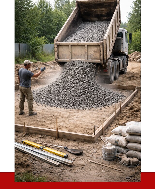Купить щебень для фундамента в Анапе от 4673 р. | ПРОНЕРУДНпа
