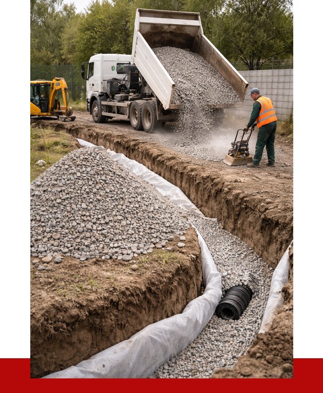 Щебень для дренажа в Анапе от 1921 р., ПРОНЕРУДНпа доставка