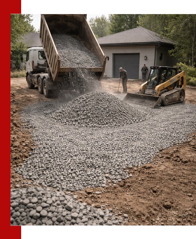 Щебень для парковки в Анапе: доставка и укладка качественного материала