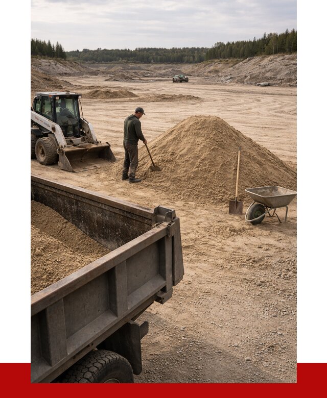 Карьерный песок среднезернистый в Анапе, от 2284 р. ПРОНЕРУДНпа