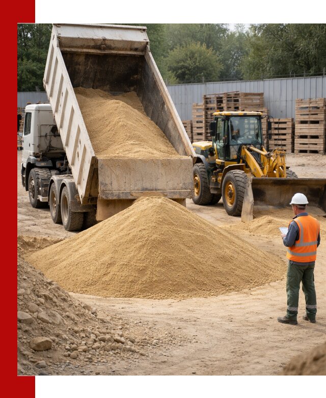 Доставка карьерного мелкозернистого песка в Анапе