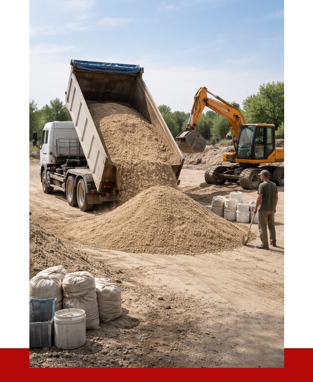 Купить речной песок в Анапе от 1246 р. за куб | ПРОНЕРУДНпа