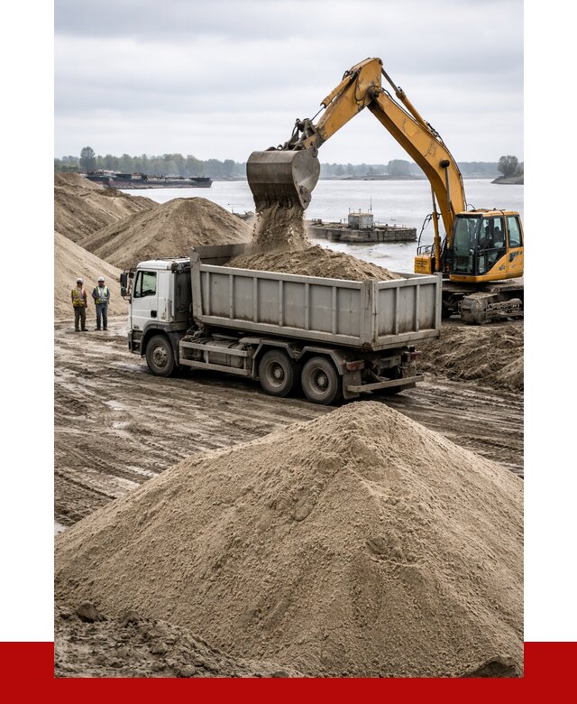 Купить речной песок навалом в Анапе от 1869 р., ПРОНЕРУДНпа