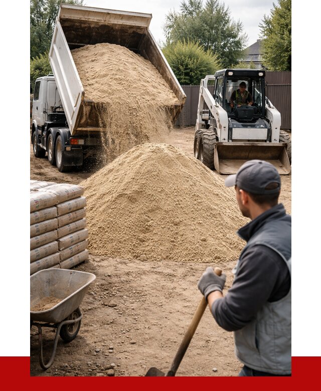 Мытый речной песок с доставкой в Анапе от 1506 р. | ПРОНЕРУДНпа
