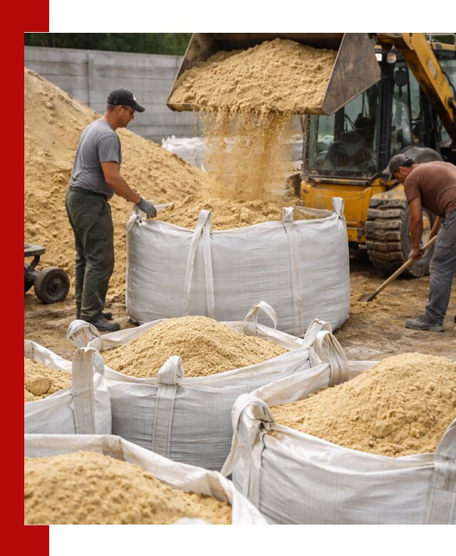 Поставка качественного песка для кладки в Анапе