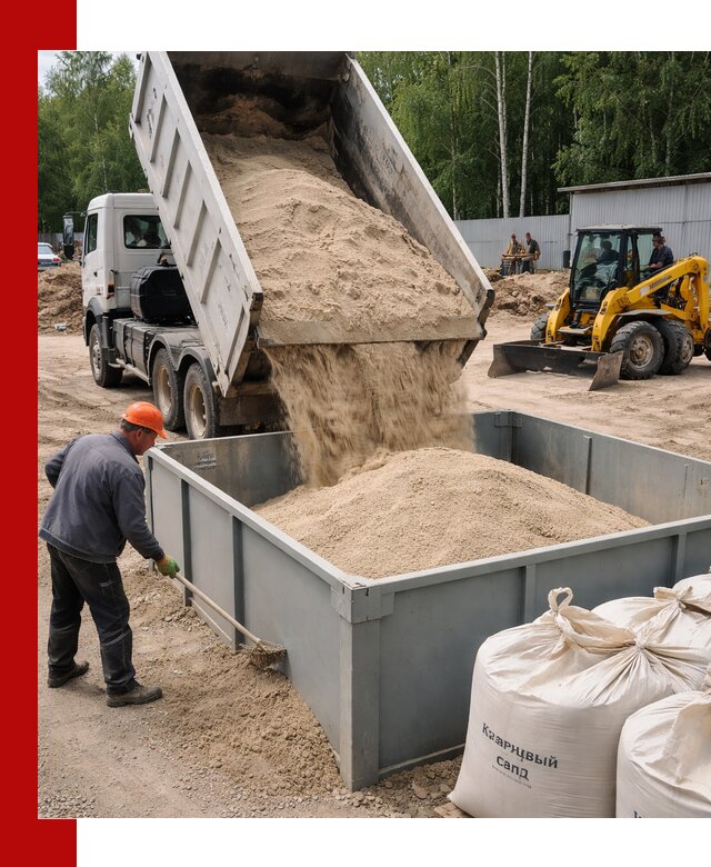 Кварцевый песок для фильтра в Анапе — доставка и качество