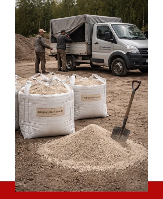 Кварцевый песок для пескоструя в Анапе от 4673 р. | ПРОНЕРУДНпа