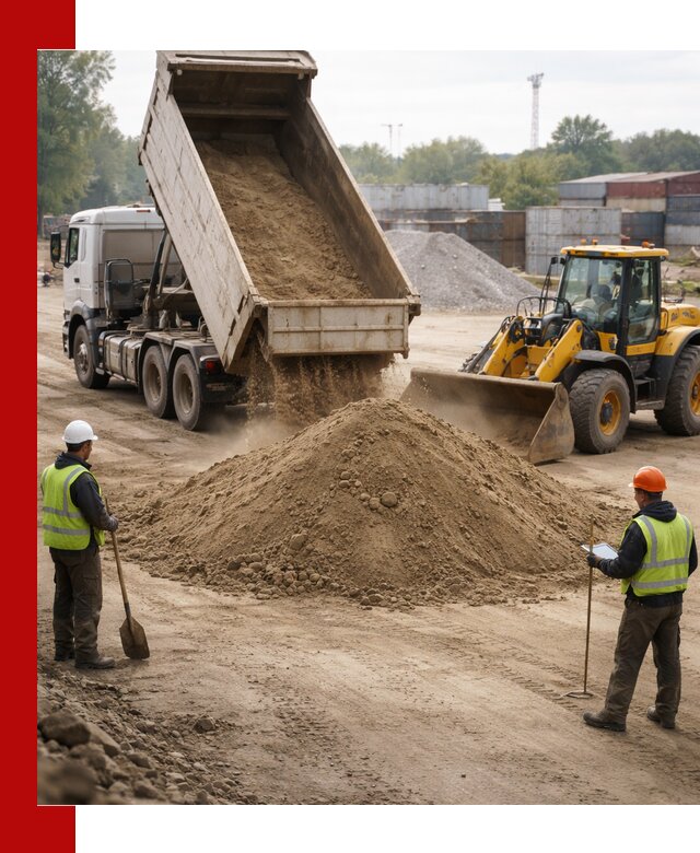 Доставка и продажа пескогрунта оптом и в розницу в Анапе