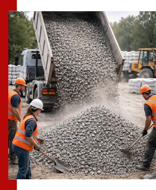 Доставка гравия и камня в Анапе оптом и в розницу