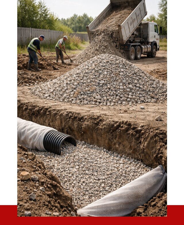 Гравий для дренажа в Анапе от 2284 р., доставка ПРОНЕРУДНпа