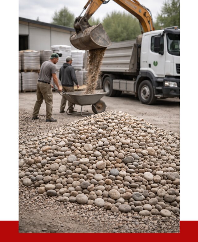 Галька декоративная в Анапе от 3323 р. за куб | ПРОНЕРУДНпа