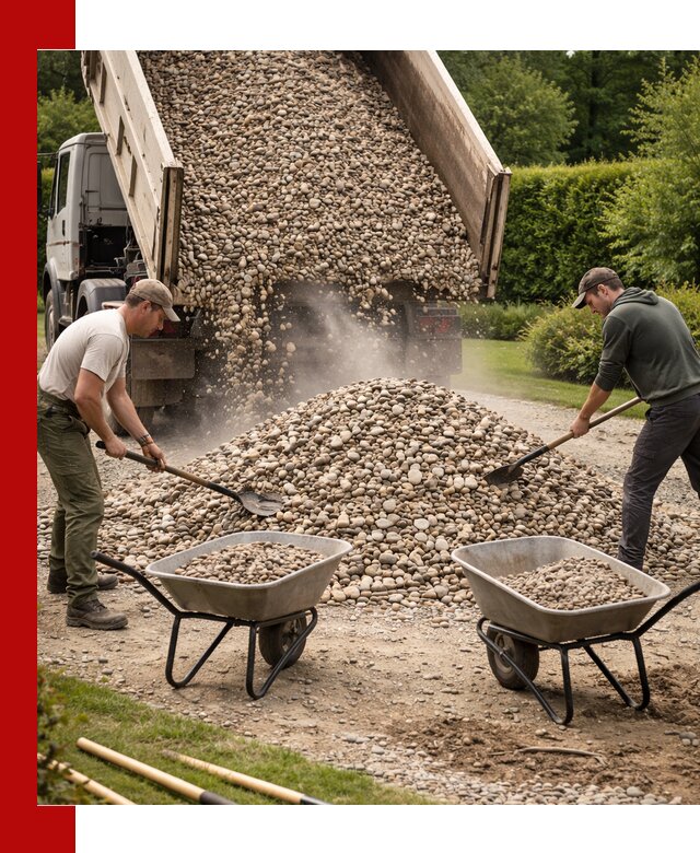 Доставка и продажа декоративной гальки в Анапе