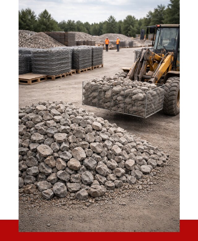 Камень для габионов фракция 70-150 в Анапе от 4361 р. | ПРОНЕРУДНпа