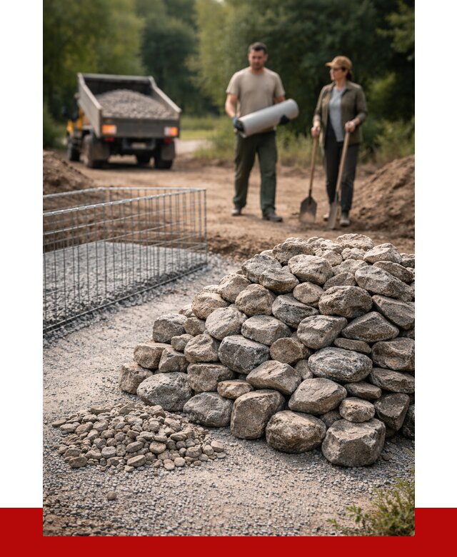 Камень для габионов фракция 100-200 в Анапе от 4984 р. | ПРОНЕРУДНпа