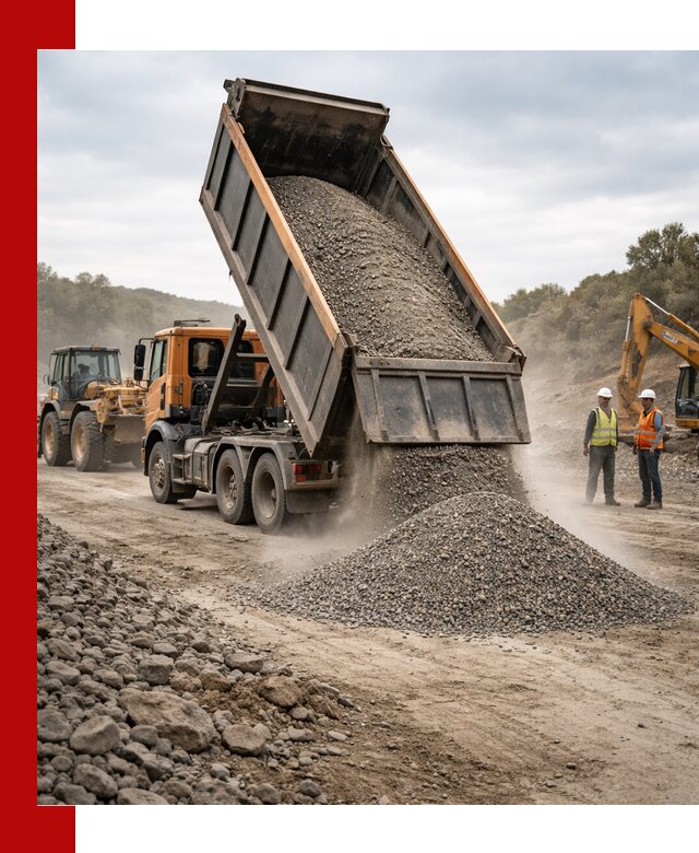 Щебёночно-песчаная смесь ЩПС С1 с доставкой в Анапе