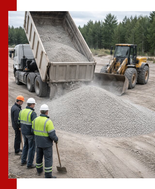 Известняковый отсев 0-5 доставка в Анапе быстро и выгодно