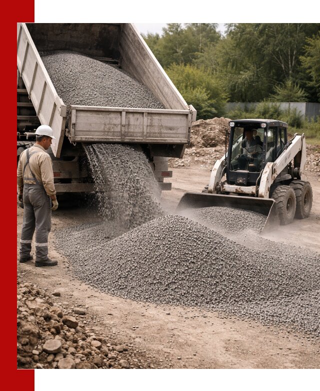 Доставка гравийного отсева 0-5 в Анапе оптом и в розницу