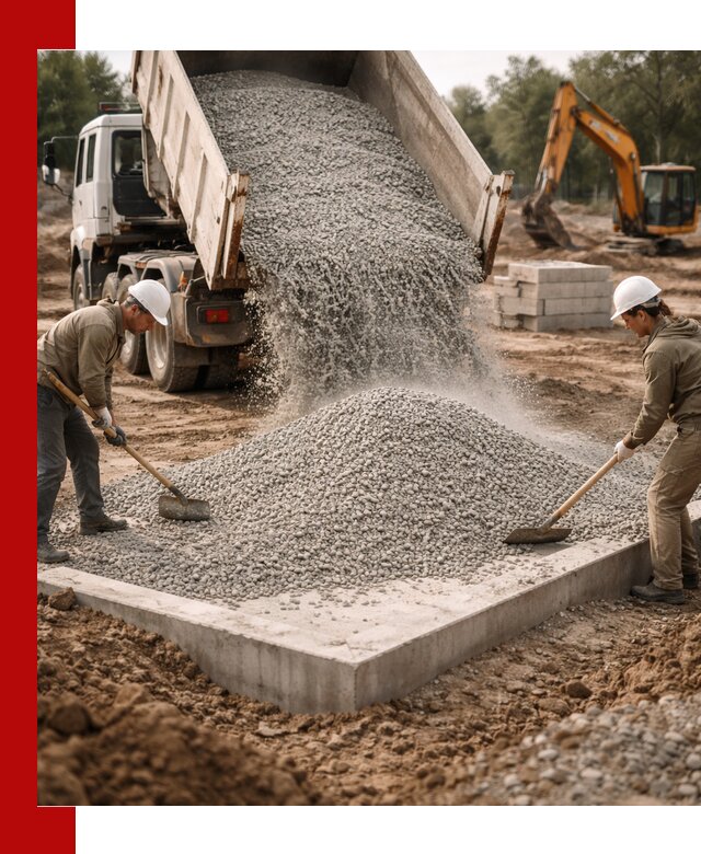 Доставка и продажа отсева для бетона в Анапе