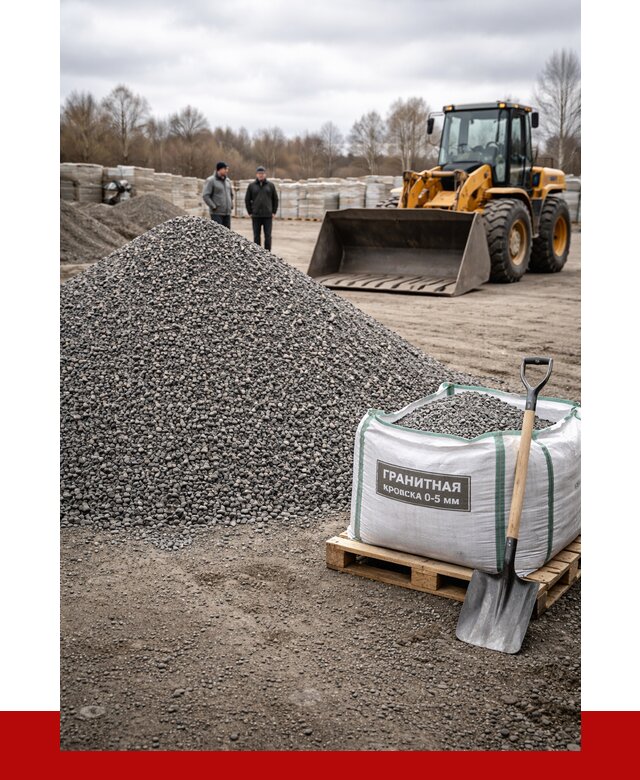 Купить гранитную крошку в Анапе от 4984 р. с доставкой | ПРОНЕРУДНпа