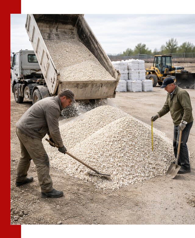 Мраморная крошка с доставкой и разгрузкой в Анапе