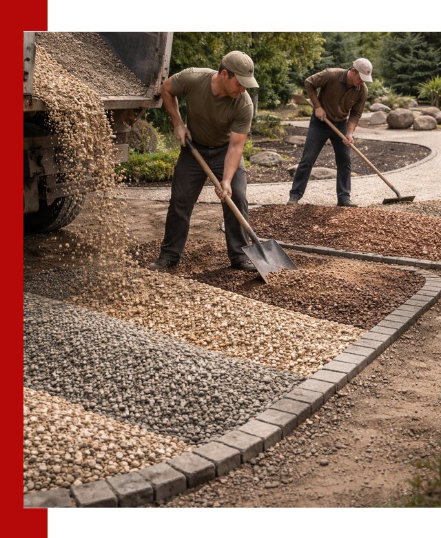 Декоративная крошка для ландшафта в Анапе — продажа и доставка