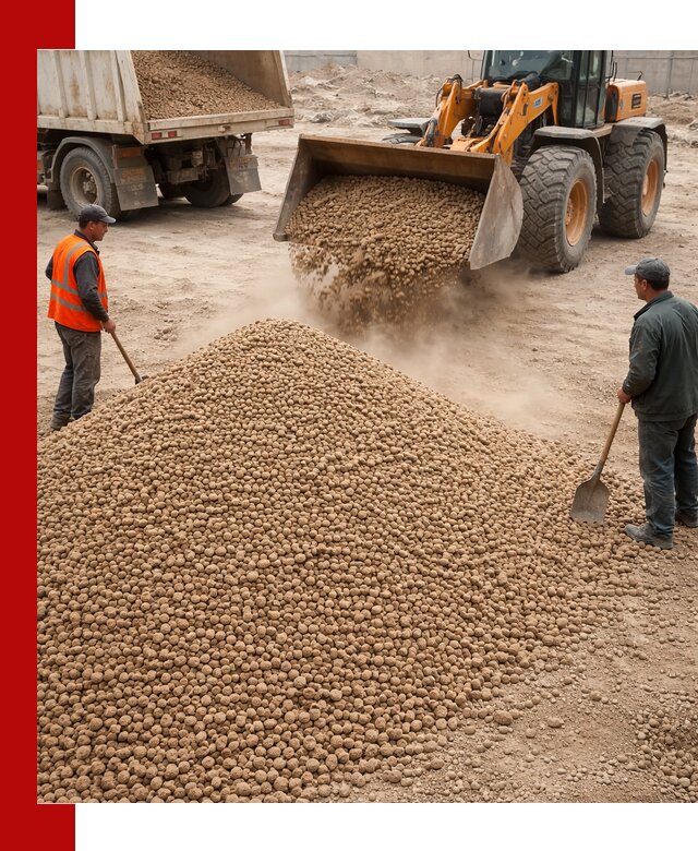 Керамзит фракция 10-20 с доставкой в Анапе