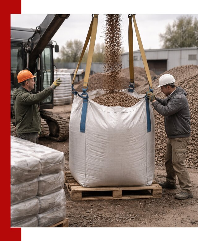 Керамзит в биг-бегах с доставкой в Анапе