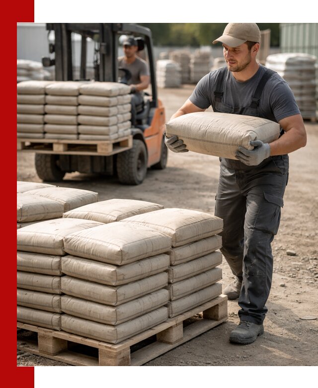 Доставка цемента в мешках оптом и в розницу в Анапе