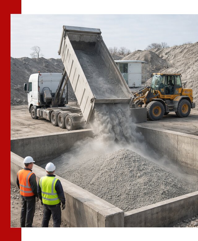 Доставка цемента навалом в Анапе крупными партиями